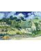 Puzzle Bluebird de 1000 piese - Thatched Cottages at Cordeville, 1890 - 2t