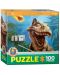 Puzzle Eurographics de 100 piese - Dinozauri - 1t