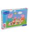 Puzzle Clementoni de 24 piese maxi - SuperColor Maxi Peppa Pig - 1t
