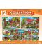 Puzzle Master Pieces 12 in 1 - Garden and country scenes - 2t
