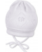 Pălărie pentru copii din bumbac tricotata Sterntaler - 49 cm, 12-18 luni, albă - 1t