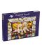 Puzzle Bluebird de 1000 piese - Two Travel Puppies - 1t