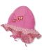 Pălărie de vară din bumbac cu protecție UV 30+ Sterntaler - Fluturi roz, 45 cm - 1t