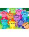 Puzzle Enjoy din 1000 de piese - Maimuțe colorate - 2t