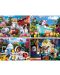 Puzzle Master Pieces 4 in 1 - Wild & Whimsical 4-Pack 500pc - 2t