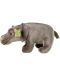 Jucărie de pluș Rappa Eco Friends - Hippo, în picioare, 30 cm - 2t