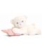 Keel Toys Keeleco - Ursuleț de pluș cu pernă, 20 cm, roz - 1t