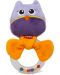 Plus zornaitor pentru copii Amek Toys - Bufnita, violet, 16 cm - 1t
