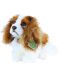 Jucărie de pluș Rappa Eco Friends - Câine Kint Charles Spaniel, așezat, 25 cm - 2t