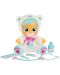 Papusa bebe plangacios IMC Toys Cry Babies - Cristal, ursulet polar - 5t