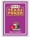 Carti de poker din plastic Texas Poker - spate mov - 1t