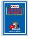 Carti de poker din plastic Texas Poker - Spate albastru - 1t
