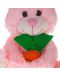 Jucării Teddy Bunny Tea Toys - Benny, 28 cm, cu morcov, roz - 3t