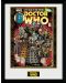 Poster înrămat GB eye Television: Doctor Who - Villains Comics - 1t