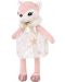Jucărie de pluș Amek Toys - Vulpe cu rochie de brocart, 20 cm - 1t