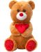 Ursuleț Tea Toys -cu trei inimi, 65 cm - 1t