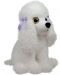 Jucărie de pluș Amek Toys - Poodle Dog, alb, 45 cm	 - 1t