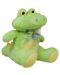 Jucărie de pluș Amek Toys - Crocodil cu panglică, verde, 15 cm - 1t