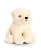 Jucarie de plus Keel Toys Eco - Urs polar, 18 cm - 1t