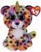 Jucarie de plus TY Toys Beanie Boos - Leopard cu corn Giselle, 15 cm - 1t