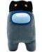 YuMe Games: Among Us - Coleg de echipaj negru cu pălărie cu cap de pisică, 30 cm - 1t