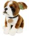 Jucărie de pluș Rappa Eco Friends - Câine Boxer așezat, 27 cm - 2t