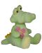 Jucărie de pluș Amek Toys - Crocodil cu floare, 60 cm - 1t