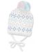 Căciulă de iarnă tricotată Sterntaler - Cu ciucuri, 51 cm, 18-24 luni - 1t