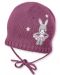 Pălărie tricotată pentru bebeluși Sterntaler - Cu iepuraș, 45 cm, 6-9 luni - 1t