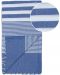 Prosop de plajă în cutie Hello Towels - Malibu, 100 x 180 cm, 100% bumbac, albastru - 2t