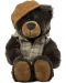 Jucărie de pluș Amek Toys - Ursuleț de pluș cu haine de iarnă, 28 cm - 1t
