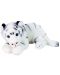 Jucărie de pluș Rappa Eco Friends - Tigru alb, culcat, 36 cm - 1t