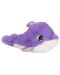 Jucărie de pluș Amek Toys - Delfin, violet, 22 cm - 1t