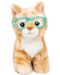Jucărie de pluș Studio Pets - Pisică cu ochelari, Ray Ban - 1t