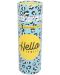 Prosop de plajă în cutie Hello Towels - Palermo, 100 x 180 cm, 100% bumbac, galben-albastru - 4t