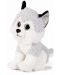 Jucărie de pluș Amek Toys - Husky cu urechi strălucitoare, 25 cm - 1t