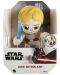 Figurină de pluș Mattel Movies: Star Wars - Luke Skywalker with Lightsaber (Light-Up), 19 cm - 6t