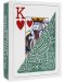 Carti de poker din plastic Texas Poker - spate verde inchis - 2t