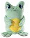Jucărie de pluș cu două fețe Heunec - Otto the Frog, 15 cm - 2t