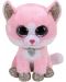 TY Toys - Pisicuța Fiona, roz, 15 cm - 1t