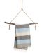 Prosop de plajă în cutie Hello Towels - New Collection, 100 x 180 cm, 100% bumbac, albastru-gri - 3t