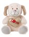 Jucărie de pluș Amek Toys - Câine cu inimă, 35 cm - 1t