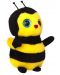 Jucărie de pluș Wild Planet - Albinuță, 17 cm - 1t