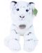 Jucărie de pluș Rappa Eco Friends - Tigru alb, în picioare, 30 cm - 1t