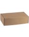 Cutie de cadou Giftpack - 33 x 18.5 x 9.5 cm, kraft și gri - 1t