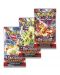 Pokemon TCG: Scarlet & Violet 3 Obsidian Flames 3 Pack Blister - Houndstone - 4t