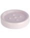 Suport pentru săpun Wenko - Polaris, ceramică, 11 x 2,5 cm, roz - 1t