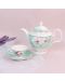 Set de porțelan pentru ceai Morello - Tiffany Blue Magnolia, 16 buc - 2t