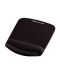 Mouse pad Fellowes - Plushtouch, ergonomic, S, moale, negru - 2t