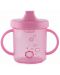 Cană de tranziție cu mânere Lorelli Baby Care - 210 ml, roz - 1t